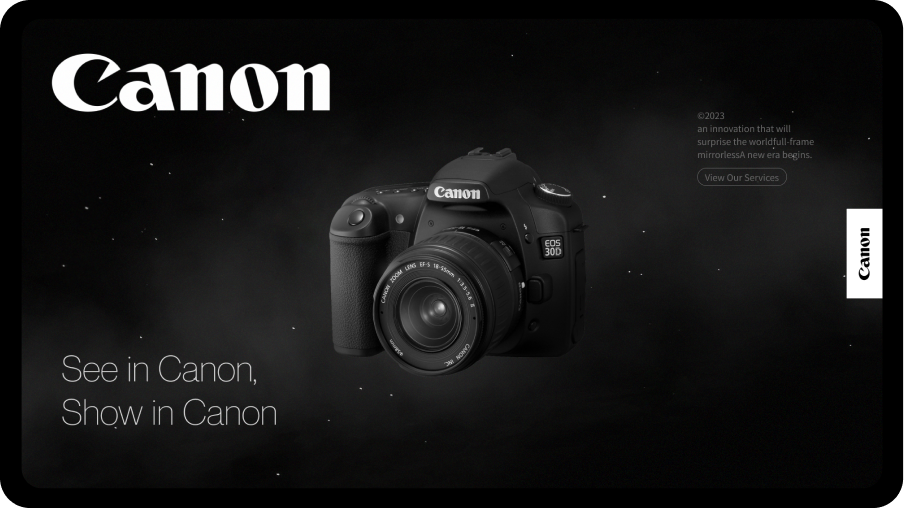 canon site design pc-mockup